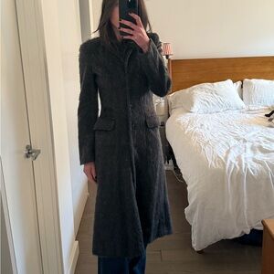 Vintage Betsey Johnson Long Fur Coat